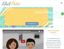 Tablet Screenshot of klinikpintar.com